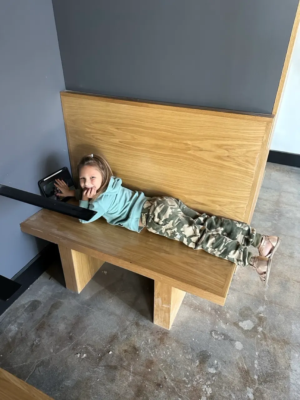 Testing the new benches before anyone else could.